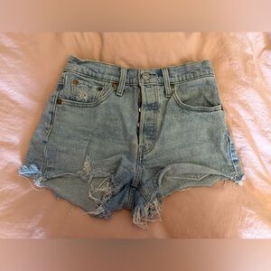 Levi 501 Jean shorts high rise